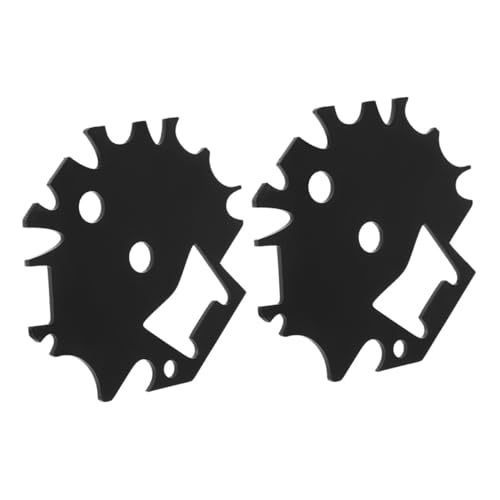 FUNOMOCYA 2pcs Stainless Steel Grill Grate Scraper BBQ Cleaner Brush for Griddle Grill Cleaning Tool