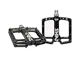 ZHAOYUQI Pedales MTB Pedales de Bicicleta Rodamientos MTB Antideslizantes Ultraligeros Aluminio Montaña Carretera Bicicleta Plataforma Pedales Accesorios de Ciclismo Pedales Bicicleta MontañA(Noir)