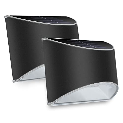 LITSPOT Lampe Solaire Exterieur Jardin, Stainless Steel Etanche Lampe Solaire Jardin Lampe Solaire pour le jardin, la porte d'entrée, le garage etc Cover