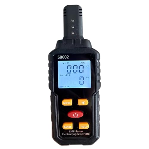 Détecteur de radiation Geiger Counter, Geiger Counter Radiation Detector, 3-en-1 Affichage nucléaire avec alarme sonore et lumière, compteur de moniteur portable pour la maison, le bureau, l'extérieu