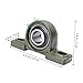 FOMIYES 4pcs Cast Iron Self-aligning Pillow Block Bearings Ucp205-16 Vertical Outer Spherical Bearings 25.4mm Bore Low Noise for Industrial Power Transmission