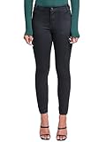 YMI Jeans Women's High Rise Skinny Cargo Jeans, Black, 09