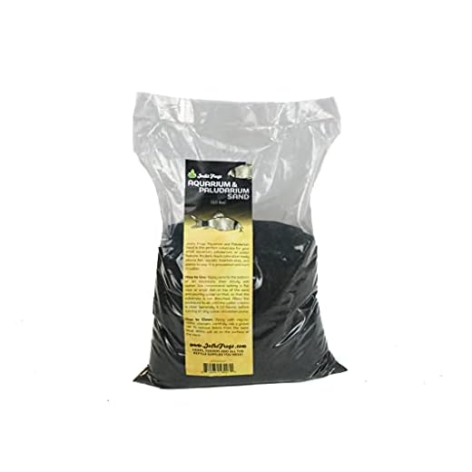 Josh's Frogs Black Aquarium & Paludarium Sand (10 lbs)