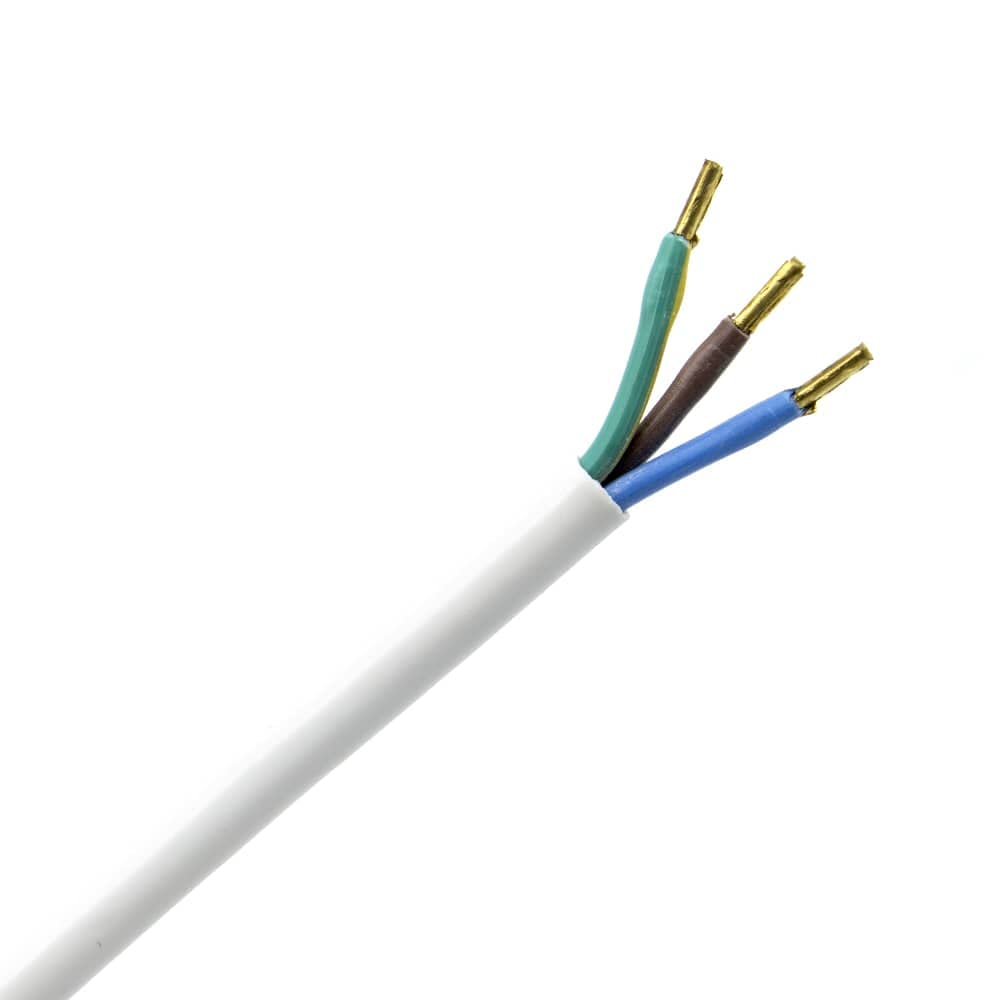 CABLEPELADO Câble d'Alimentation Coudé IEC-320 - C7 | Section 0,75 mm² | Compatible avec Samsung, Philips, LG Sony Sharp Panasonic LED TV, Sky High Tech, PS4 | Noir | 30 cm