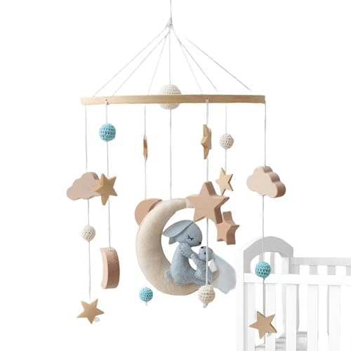 Wisylizv Móvil | Ayuda para dormir para bebés | Juguete educativo para bebés Cochecito de bebé Parque infantil niñera nuevos padres