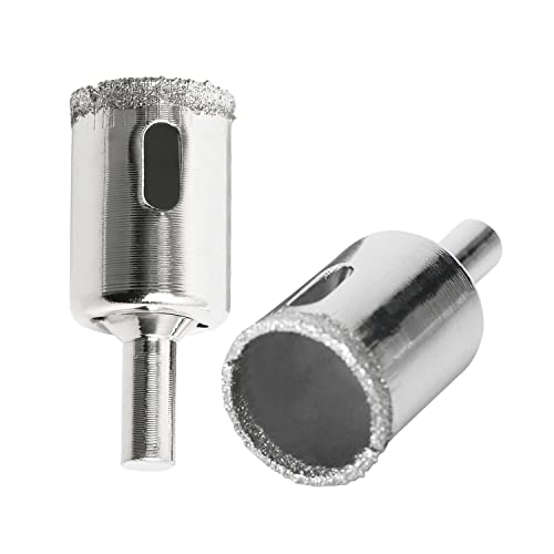 Brocas diamante 25 mm para vidrio y cerámica 2 piezas