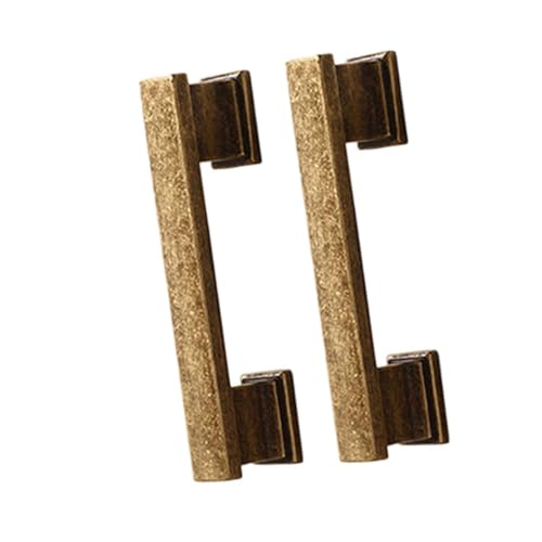 1 par de tiradores decorativos de aleación de zinc para cajones de muebles, pomos vintage para gabinetes de aleación de zinc para decoración de muebles