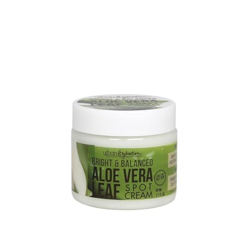 Urban Hydration Bright & Balanced Aloe Vera Leaf Spot Cream | Helps with Acne, Detoxes and Smooths Skin Benefits For All Skin Types | 1.7 Fl Ounces