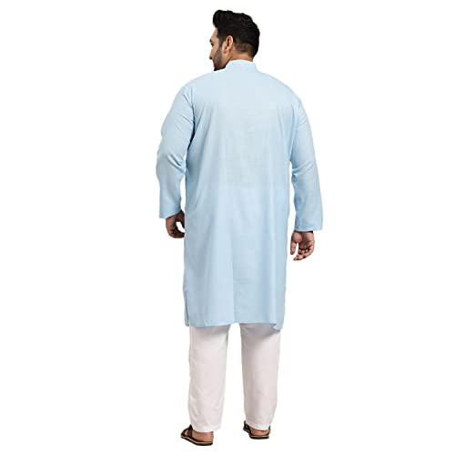 Image of SOJANYA (Since 1958, Men's Silk Blend Grey Kurta Pyjama & Silk Blend Jacket Combo