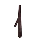 100% SEIDE Z ZEGNA Luxury Fashion Herren Z6D3313CB Bordeauxrot Krawatte  Herbst Winter 19