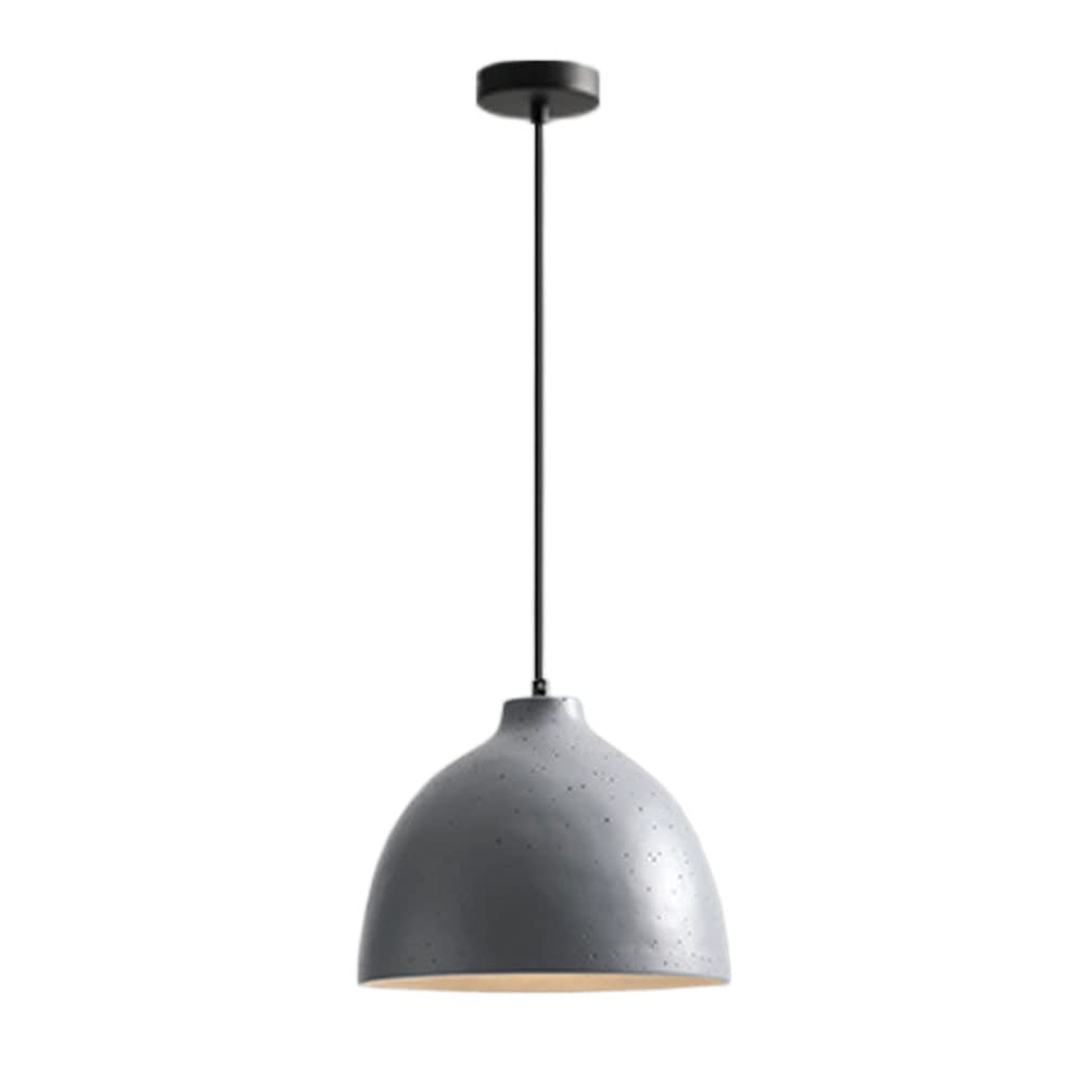 STVDEDG Adjustable Height E27 Screw Chandelier Industrial Personalized Pendant Lamp Resin Macaron Lampshade Lighting Fixture Single Head Restaurant Hanging Light for Loft Coffee Kitchen Island