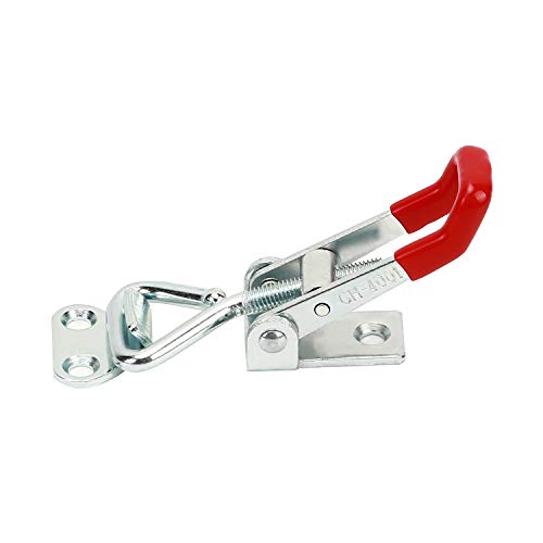 KINJOEK 5 PCS 360 Lbs Adjustable Toggle Clamp 4001 Hand Tool Quick Release Heavy Duty Capacity Latch Type