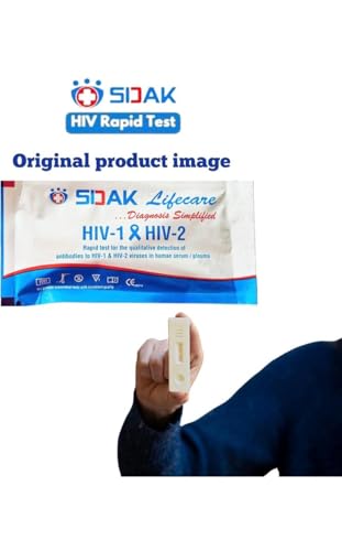 Image of 3rd Generation HIV-1 & HIV-2 Rapid Self Test Kit, Home Testing, 2 HIV Tests