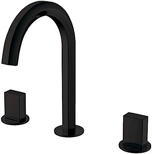 Robinet lavabo 3 trous anti-calcaire mélangeur eau chaude froide en laiton