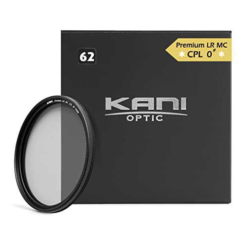 KANI 62mm PLフィルター ZeroSharpシリーズ Premium LR MC CPL 0# Natural 円偏光フィルター 色再現性向上 色濁り低減 低反射 撥水 撥油 防汚 帯電防止 ナノコーティング 811288