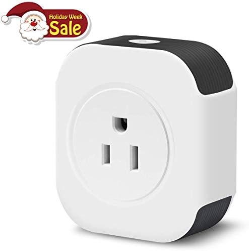 【CLEARANCE SALE】MRS LONG WiFi Smart Plug With USB Port, Mini Outlet Smart Socket Work with Amazon Alexa and Google Assistant, IFTTT,Remote Control, Timing Function-1 Pack