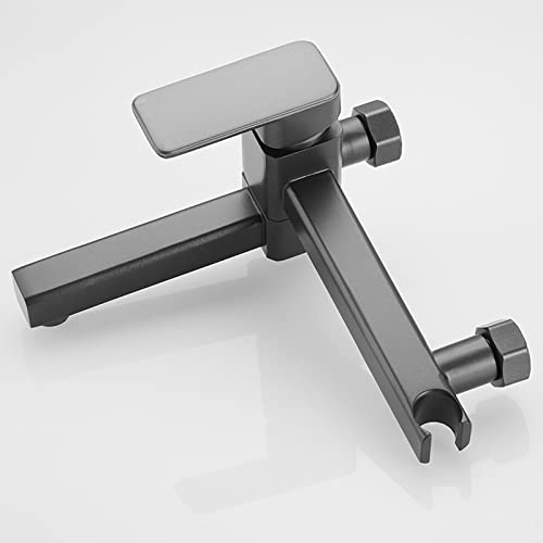 Mitigeur de douche baignoire gris à levier unique et jet tri-mode - 3
