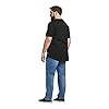 JACK & JONES Mens Noa T-Shirt Plus Size Tee Top Black 5XL #3