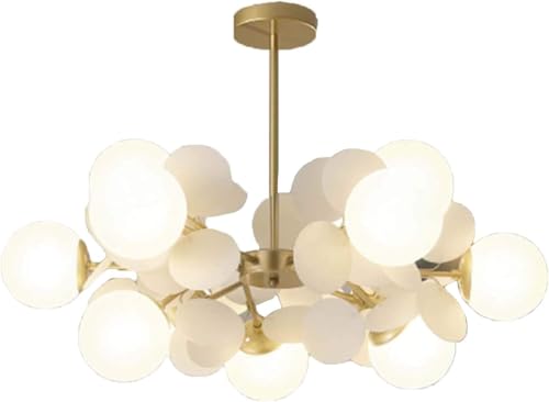 Chandelier Modern G9 Hanging Pendant Lighting Crystal Chandeliers Light Flush Mount Led Ceiling Lighting Fixture Compatible with Dining Room Bathroom