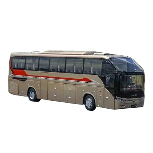 Modèle de bus en alliage moulé sous pression Foton Auman miniature métal 1:36