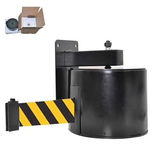 Barrière de contrôle de la foule de 65 pieds avec ceinture murale rétractable en ABS