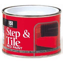 151 Step & Tile Paint, 0.18L, Red, Oil, Semi-Gloss, Indoor/Outdoor