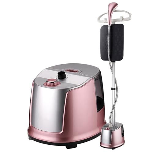 VERVELINK Planchas de Vapor Verticales, Plancha de Vapor Vertical Y Profesional De Alta Resistencia para Prendas Delicadas Y Telas Ligeras, Acero Inoxidable para Diferentes Telas,Rose Gold-2000W