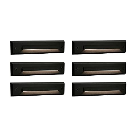 GKOLED 6-Pack Low Voltage Step Lights Cover