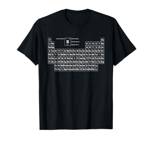Simple and Full Periodic Table T-Shirt
