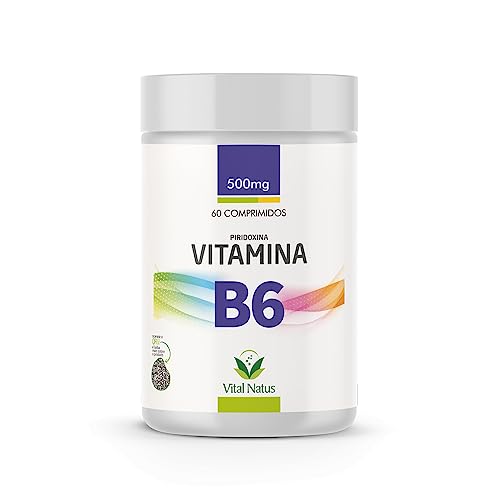 Vitamina B6 - Piridoxina 60 comprimidos 1,3mg - Vital Natus