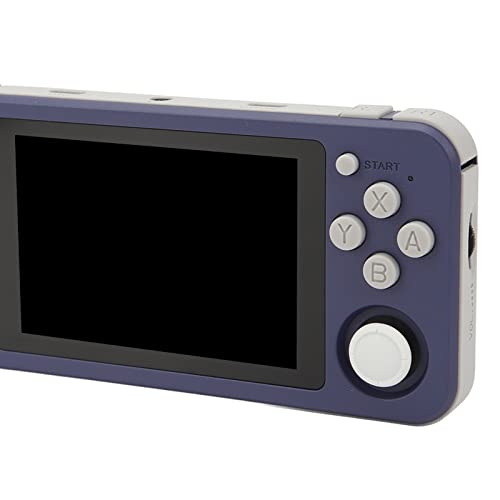 Console de Jogos Portátil RG351P para Vários Jogos, Máquina retrô de Alta Resolução 64G (Roxo)