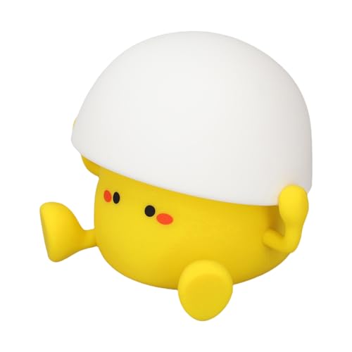 Lámpara de noche silicona forma huevo YWBL-WH miniatura 4