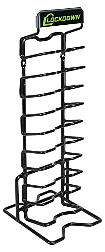 Lockdown Magazine Rack with Vinyl Coating and Steel Frame for Gun Vault Organization, Storage and...