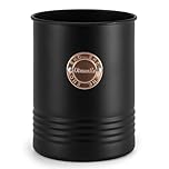 EHC Large Utensil Holder for Kitchen,Utensil Organiser, Cutlery Holder Stand, Utensil Rack Kitchen Utensil Holder, Organiser, 15 x 12.5 cm, 1L - Black
