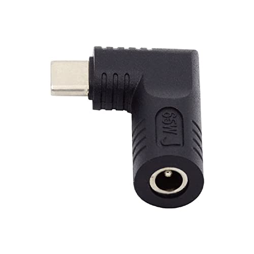 Adaptateur DC Jack 4.8 1.7mm vers USB C coudé 90 degrés 65W