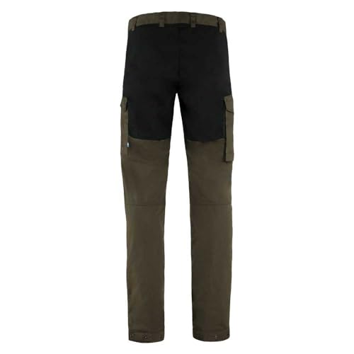 Fjällräven Herren Vidda Pro Trousers M Pants, Dark Olive/Black, 48 EU