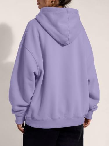 Image of Trendy Queen Women Oversized Hoodies Fall Outfits | Gentle Skin Feel, Aesthetic Drop Shoulder, Large Kangaroo Pocket, Seamless Daily Outfit Match