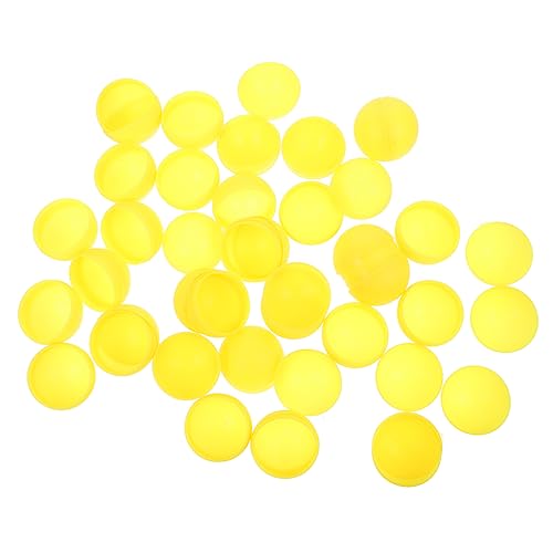 OSOLADY Table Tennis Balls Plastic Numbered Pong Balls 40mm Yellow for Bingo and Games