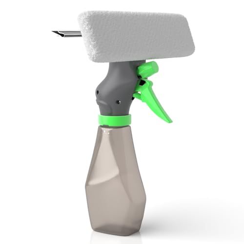 Image of Lifelong 3-in-1 Spray Mop | Clean Shave Car Window Cleaner, Glass Wiper for Mirror & Stove | Refillable Bottle & Reusable Microfiber Pads - Streak-Free Shine