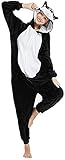 lath.pin pigiama panda donna kigurumi unisex adulto cosplay halloween carnevale costume animale pigiama pinguino