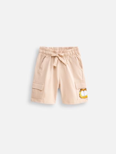 Image of Nap Chief Kids Cotton Garfield Print Co-Ord Set for Boys & Girls | Half Sleeve T-Shirt & Shorts Set | Soft Casual Summer Wear