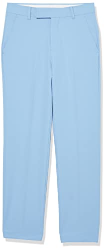 Pantalon de costume plat Calvin Klein coupe droite bleu marine pour garçon taille 20