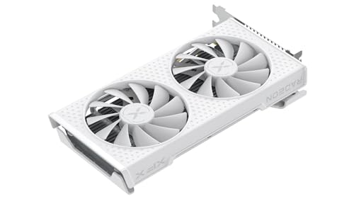 Image of XFX Speedster SWFT210 Radeon RX 7600 Graphics Card White with 8GB GDDR6 HDMI 3xDP, AMD RDNA 3 RX-76PSWFTWY