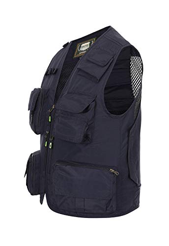 Image of Hbufnha Outdoor Fishing Hunting Vest Multi Pockets Work Cargo Jacket