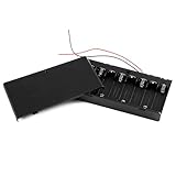 12V 8xAA Batteriehalter Kunststoffbatterie, Batteriefach Robuste Batteriefach Mit Schalter, DIY & Modellbau, Langlebiges Batterie Fach 12v, Batteriehalter, 8 x aa Batterie-Halterung