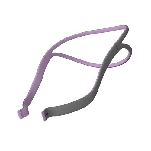 Airfit P10 Nasal Pillow System replacment headgear for her Purple/Gray
