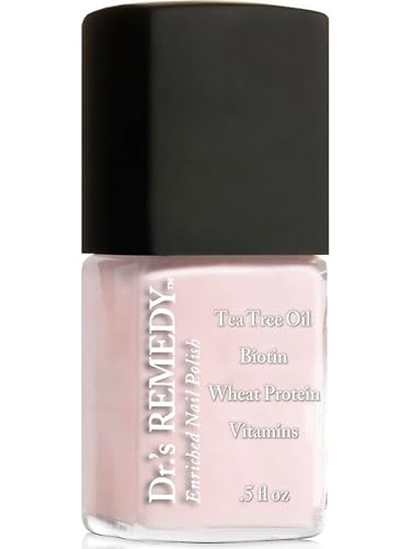 Dr’s Remedy Enriched Nail Polish: Non Toxic, All Natural, and Organic - Doctor Formulated: Strengthens, Restores, Heals, and Protects '24-Free' - PROMISING Pink