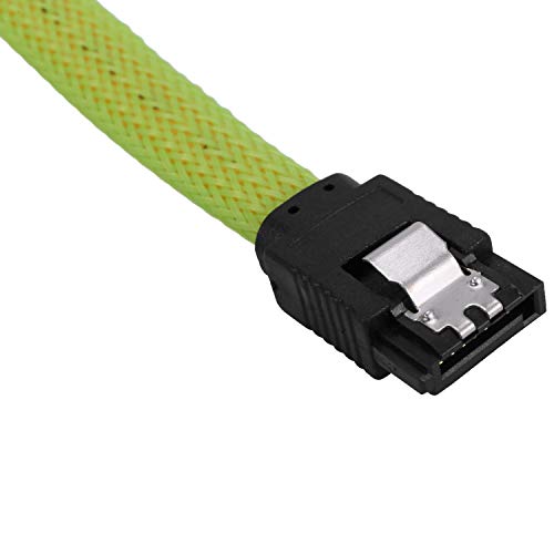 Cable de Datos SATA 3.0 III 50cm Ángulo Recto Verde miniatura 5