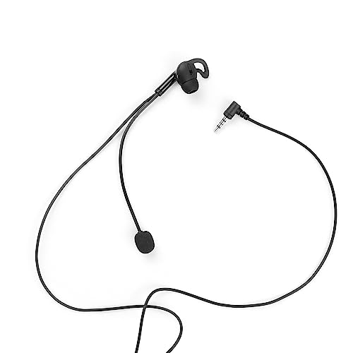 Mulcort Referee Headset, in-Ear Headphone with Microphone Replacement for V6 Pro/ V6C/ V4 Plus/ V4C Plus/FBIM Intercom