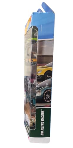 Image of Hot Wheels Car 2025 HW Retro Racers Pack of 5 (EL Segundo Coupe, GT-Scorcher, 32 Ford, Volkswagen Kafer Racer, 1967 Ford GT40 MK.IV) Multi - Color